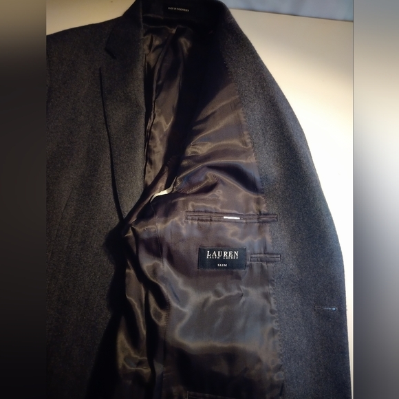 Jacket  dark gray %100 Wool - Picture 5 of 6